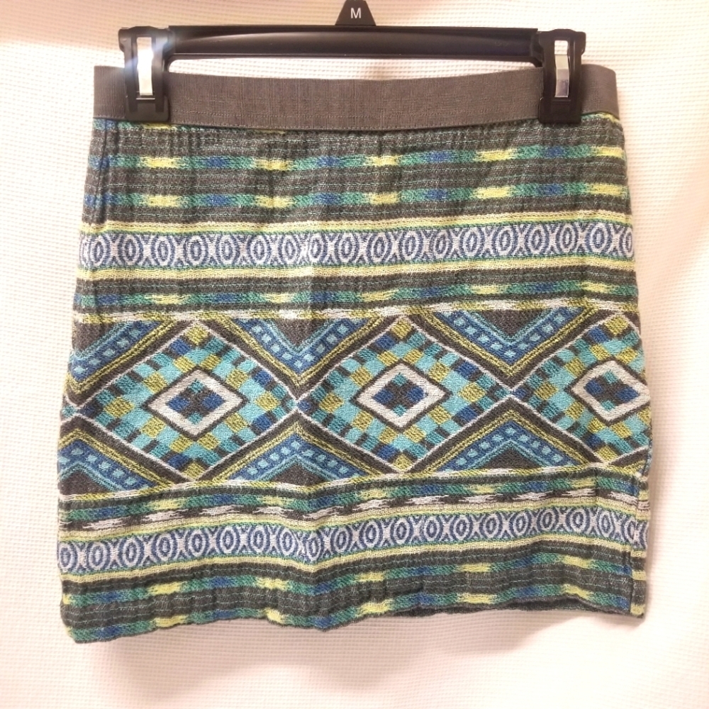 American Eagle Outfitters Aztec Mini Skirt